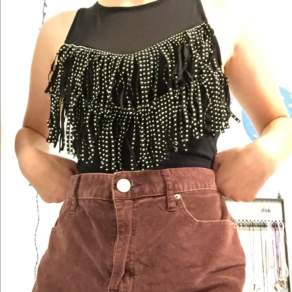 tassel shirt from bebe